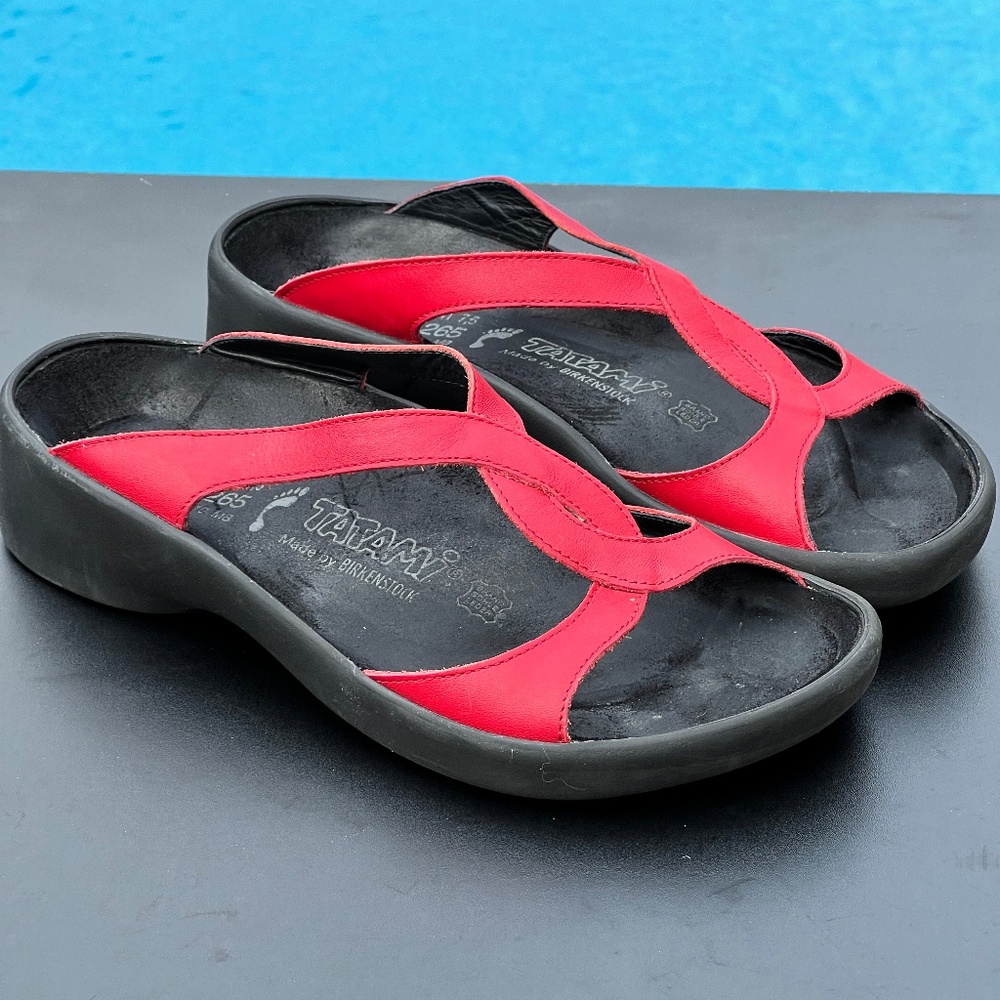 Tatami by Birkenstock Red Sandals Size: 7.5
